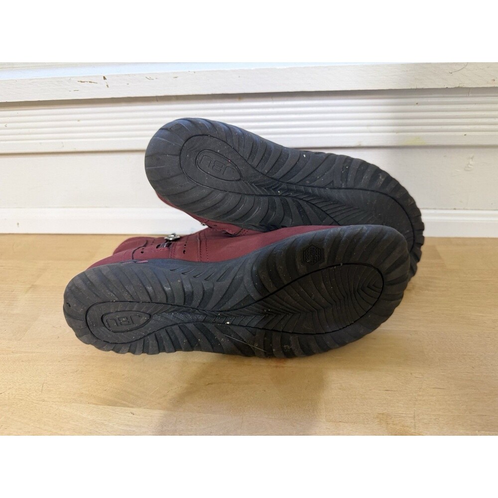 Jbu By Jambu Womens Juno Ankle Boots Red Black Side Zip Memory Foam 8 M - Picture 8 of 8